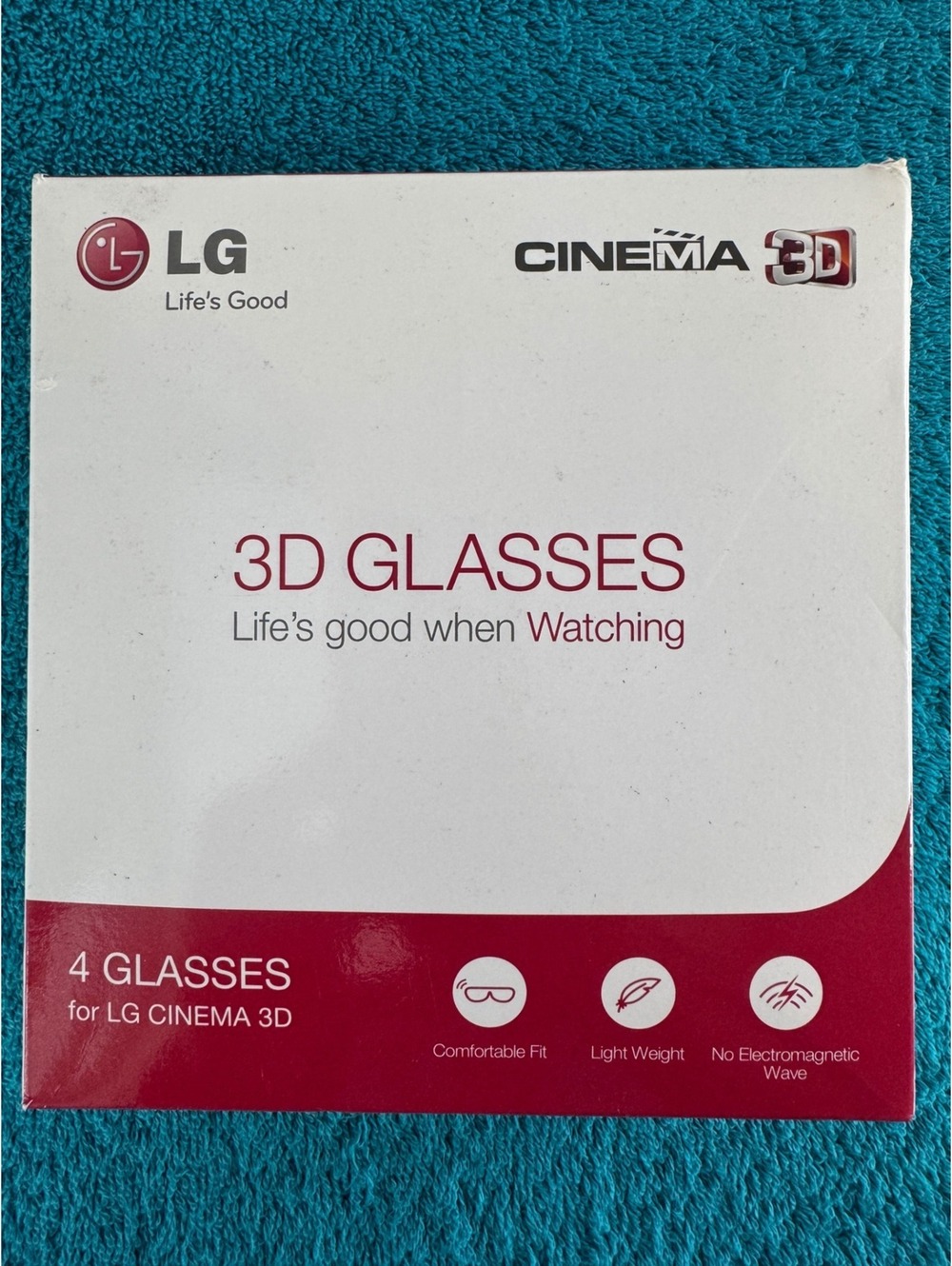LG Cinema 3D Glasses - 4 Pack for LG Cinema 3D TVs